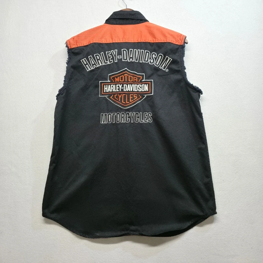 Harley Davidson Men's Prestige Blowout Sleeveless Vest Size Medium